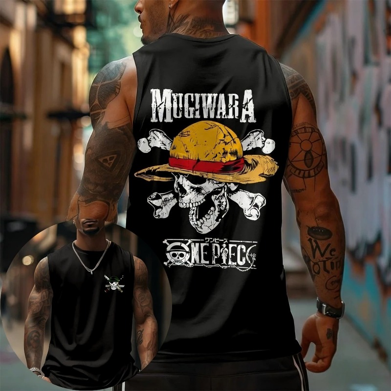 One Piece Mugiwara Straw Hat S - Tank Top Muscle review and price