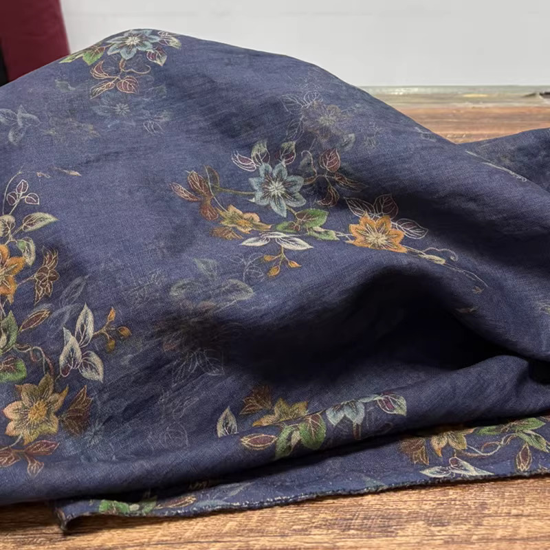 1yard High end pure flax tecid - Linen Shirt Breathable review and price
